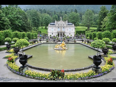 Видео: Король Баварии ЛЮДВИГ II и его сказочные замки - ч. 4 - Замок Линдерхоф.