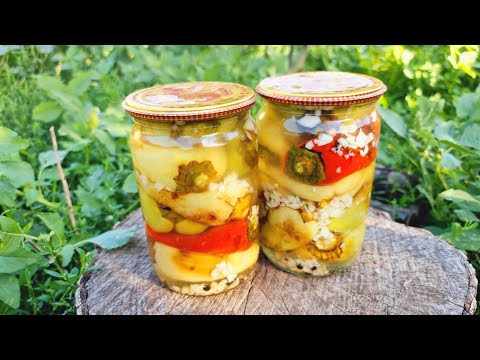 Видео: Зимой открыли баночку и АХНУЛИ как ВКУСНО! МИРОВАЯ ЗАКУСКА! Жареный перец на зиму БЕЗ СТЕРИЛИЗАЦИИ!