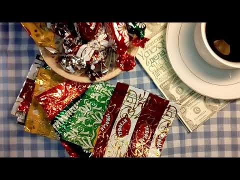 Видео: Гирлянда из фантиков