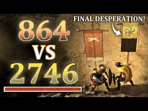 Видео: Посрамление врага, несмотря на превосходящие силы противника в Total War: Rome 2