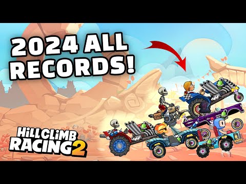 Видео: 🔥Все мировые рекорды 2024 года! Hill Climb Racing 2