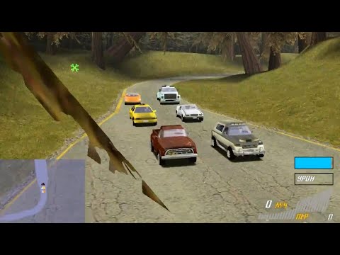 Видео: Трасса 66 - USA Racer - прохождение - гонка 1-2 - Йосемит