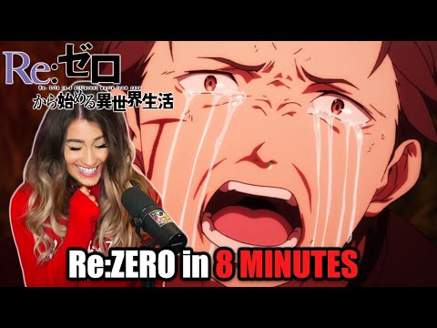 Видео: Re:Zero ЗА 8 МИНУТ (Gigguk) РЕАКЦИЯ!