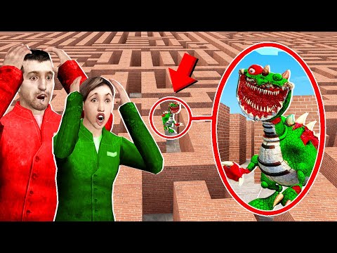 Видео: 🇺🇦 ЖАХЛИВИЙ ПІАНОЗАВР ПОЛЮЄ НА НАС У ЛАБІРИНТІ В ГАРРІС МОД! БАКІ PIANOSAURUS Garry's Mod