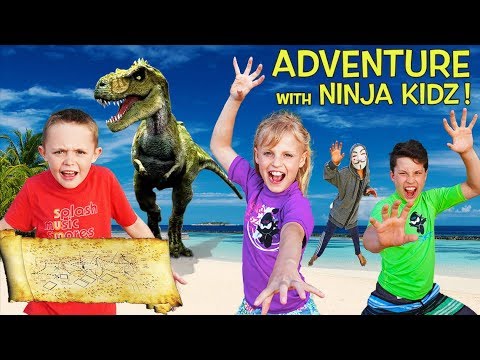 Видео: Сбегите от коварного шпиона с Ninja Kidz TV! Таинственное приключение с картой сокровищ!