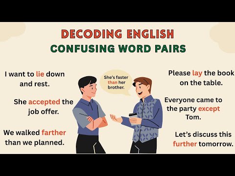 Видео: Расшифровка английского языка: распутываем запутанные пары слов