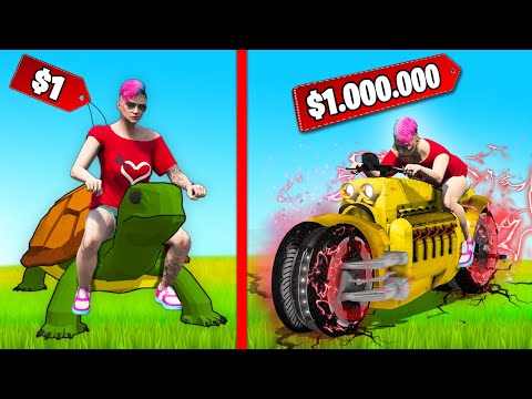Видео: ПРОКАЧАЛ МАШИНУ ЗА $1 ДО МАШИНЫ ЗА $1,000,000 в ГТА 5 ОНЛАЙН (GTA 5 ONLINE)