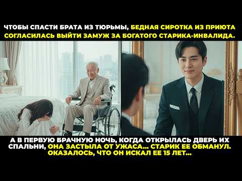 Видео: Сиротка вышла замуж за старика-инвалида, чтобы спасти брата. Но в брачную ночь она застыла от шока…