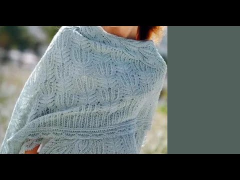 Видео: "Медвежьи лапки" спицами.  Два вида узора.