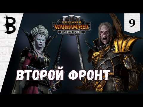 Видео: Total War: Warhammer 3 Immortal Empires Сильвания, Влад фон Карштайн #9 "Второй фронт"