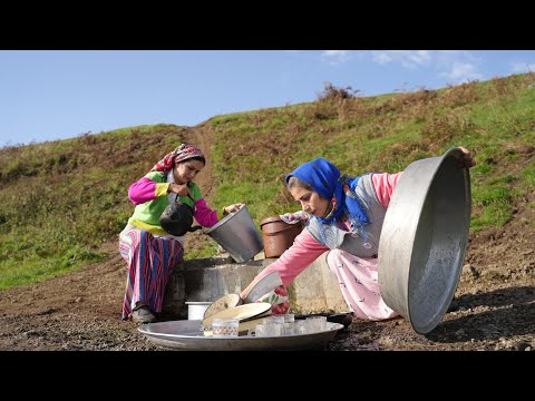 Видео: Приготовление фаршированных баклажанов с рисом в палатке кочевников в горах