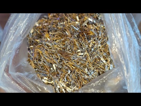 Видео: Смывка золота Рутенитом #смывказолота