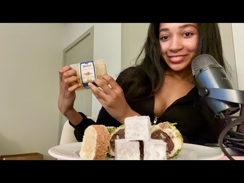 Видео: АСМР | Пробую турецкие сладости и сырые соты *шепчет*