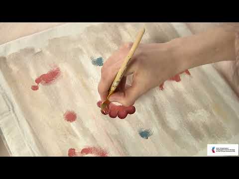 Видео: Роспись сумки в технике тюменской (кармацкой) росписи | Видеоурок Отрадновой Ольги