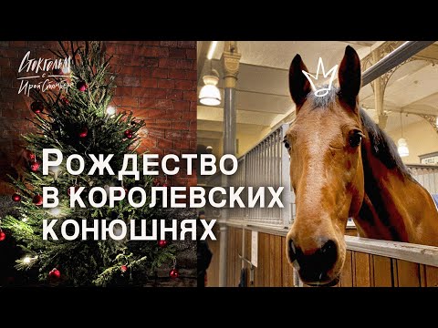 Видео: Рождественская ярмарка в королевских конюшнях в Стокгольме