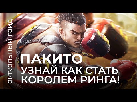 Видео: Актуальный гайд на Пакито / Сборки, эмблемы, комбинации / Mobile Legends / Мобай Легенд