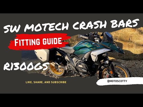 Видео: BMW R1300GS - руководство по установке нижних дуг безопасности SW Motech