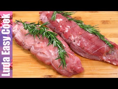 Видео: Свиная Вырезка! Праздничное Блюдо из Мяса Новогодний Стол Мясное Люда Изи Кук мясо в духовке рецепт