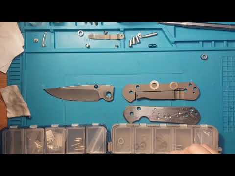Видео: Нож Sebenza Shang Gu на шайбах,разборка, чистка,настройка механики.