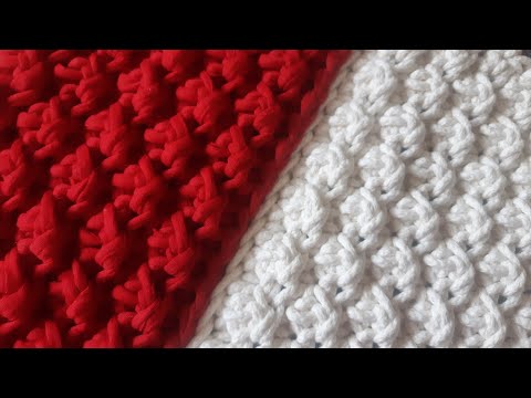 Видео: Новинка!  Узор крючком для ковров и сумок. Novelty! CROCHET CRUNCH.