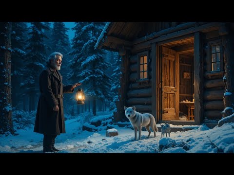 Видео: Раненая волчица и её детёныш постучали в дом старика — и случилось тихое чудо