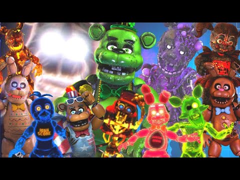 Видео: ПЕСНИ В ГОЛОВАХ АНИМАТРОНИКОВ FNAF AR SKINS (SUB. VERSION)