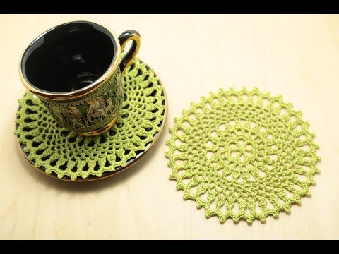 Видео: Вязание для начинающих - как связать ажурный круг крючком How to Crochet for Absolute Beginners