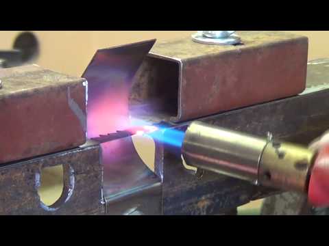 Видео: Пайка полотна ленточной пилы.Быстро и просто.  Soldering of linen of band saw