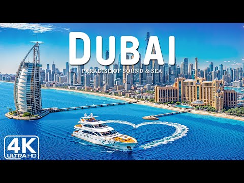 Видео: Дубай 4K 🇦🇪 Золотой город — исследуйте панораму Дубая, пустыню и современные чудеса