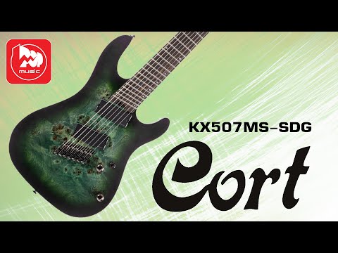 Видео: Электрогитара баритон 7 струн CORT KX507MS (удобная мультимензура)
