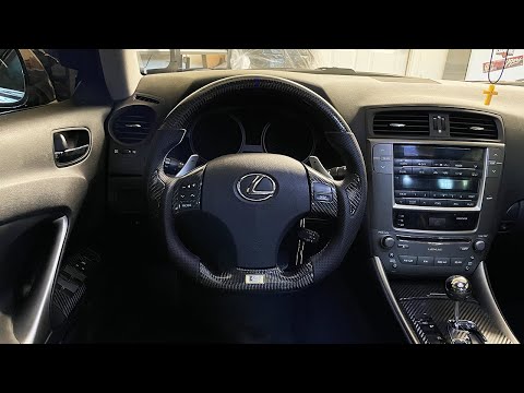 Видео: Установка карбонового руля! | Lexus IS250