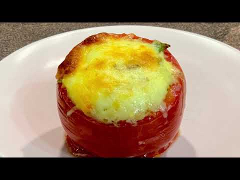 Видео: Пълнен домат -вкусно, бързо и здравословно хапване/ Фаршированные помидоры -быстро, вкусно, полезно