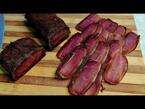 Видео: Домашняя "БАСТУРМА" по-Армянски /Вкусно / Просто /Бюджетно/Armenian BASTURMA/ ЧАМАН без муки !