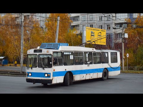 Видео: Троллейбус ЗиУ-682 КВР БТРМ-4067. Покатушки по Барнаулу.