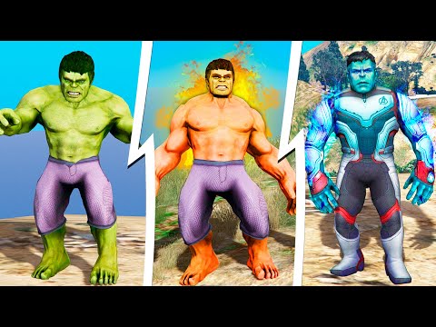 Видео: ХАЛК vs ОТ ХАЛК vs МҰЗ ХАЛК(GTA V)