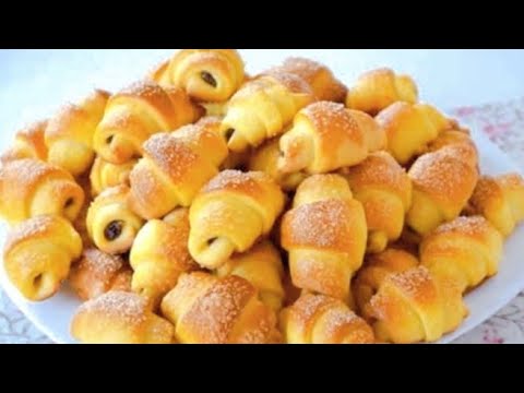 Видео: 🥐🥐🥐УЛЮБЛЕНІ РОГАЛИКИ З ДИТИНСТВА!😋З ОДНОГО ЗАМІСУ - 1 КГ!🔥🔥🔥ДОВГО ЗАЛИШАЮТЬСЯ ХРУМКИМИ ТА СМАЧНИМИ!