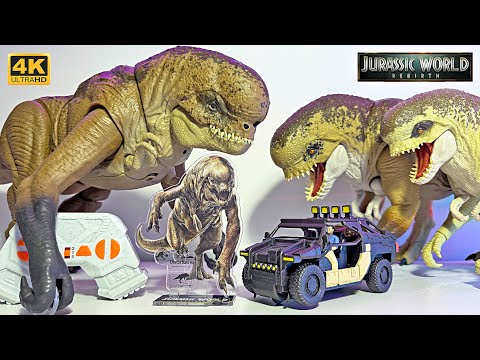 Видео: НОВАЯ коллекция Distortus Rex Track N Chomp! Jurassic World Rebirth Distortus Rex!