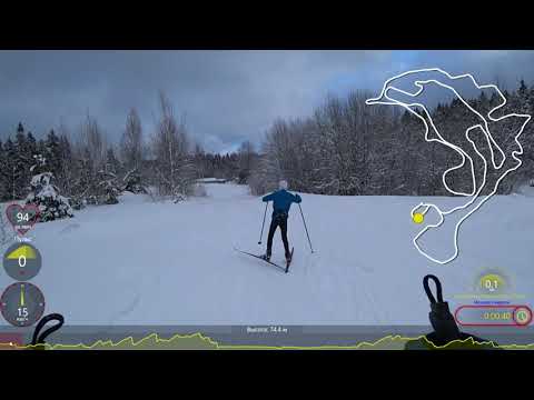 Видео: 10.02.2022. Гарболово. Лыжная трасса. Круг «Мастер» 7 км.