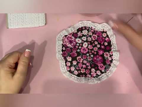 Видео: МК Игольница в технике корневого плетения на форме