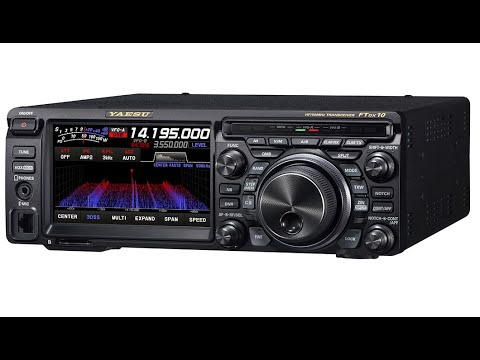 Видео: Yaesu FTDX-10 пробую слушать первый раз.