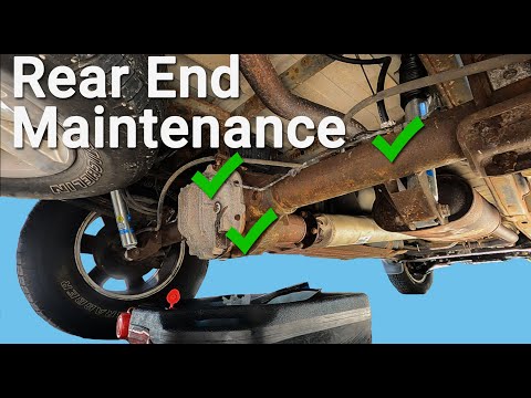 Видео: Как установить сапун дифференциала и заменить дифференциал. Nissan Titan первого поколения