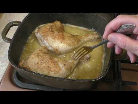 Видео: Жареные куриные окорочка