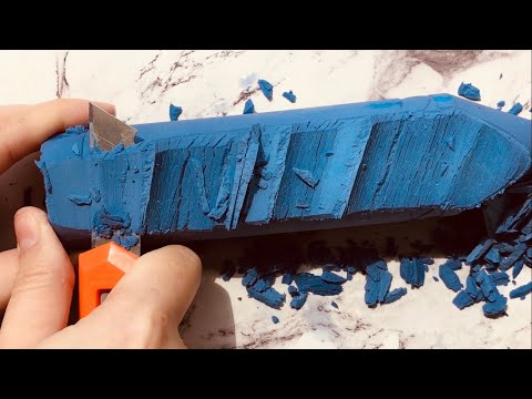 Видео: ASMR/АСМР/Резка мела/Очень расслабляющее видео/Relaxing video