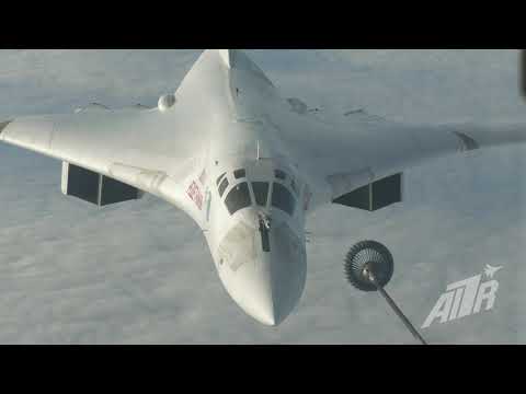 Видео: ТУ-160 "BlackJack", ТУ-95МС "Bear" и их друг ИЛ-78 "Midas". Уникальные и необычные съемки дозаправки