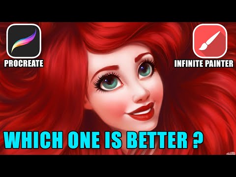Видео: Procreate против Infinite Painter | Что лучше?