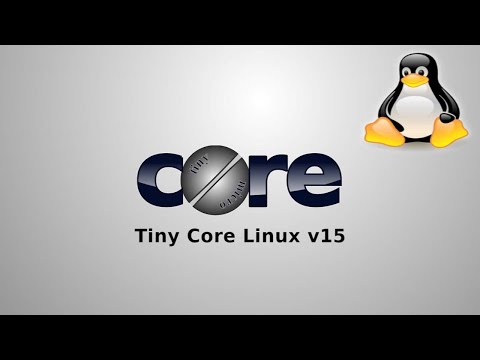 Видео: Tiny Core Linux v15 Установка и как выглядит.
