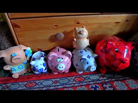 Видео: 7 поросят на удачу))) и пару находок с барахолки