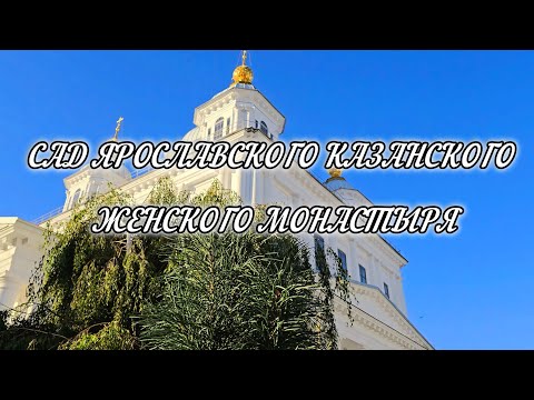 Видео: Погуляем? Сад женского монастыря Казанской Божьей Матери, город Ярославль