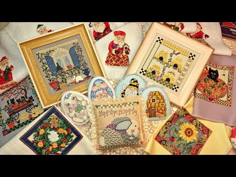 Видео: 324. Весь мой вышитый Милл Хилл / Mill Hill