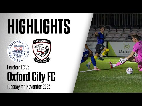Видео: ОСНОВНЫЕ МОМЕНТЫ | Оксфорд Сити 3-0 Херефорд ФК